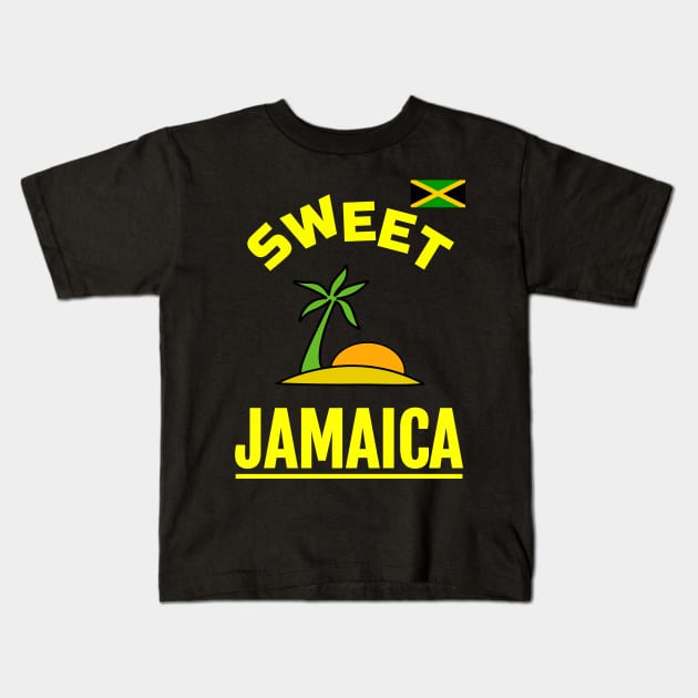 Sweet Jamaica Kids T-Shirt by alzo